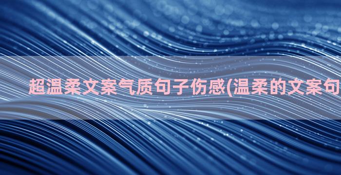 超温柔文案气质句子伤感(温柔的文案句干净治愈)